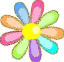 multicolor glitter picture