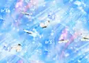 Snow and butterflies