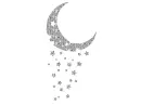 moon and stars