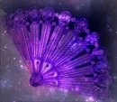 Sparkly Purple Fan