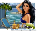 Brunette on the Beach - Jane