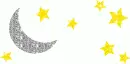moon and stars