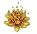 glitter flower