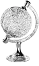 Silver World Globe