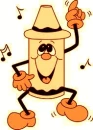 Dancing Copper Crayon