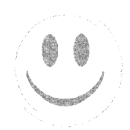 Glittery Silver Smile