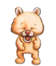 teddy laughs