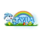 Blue Easter Bunny: Tyla