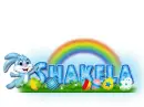 Blue Easter Bunny: Shakela