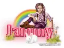 Little Girl with Bunny: Jammy