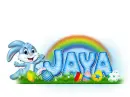 Blue Easter Bunny: Jaya