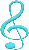 Tiny, music note