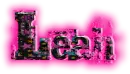 Leah- Starry letter