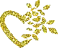 gold heart