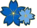 blue flowers