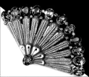 Charcoal Crystal Fan