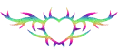 multicolor heart