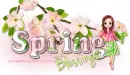 Spring Branch with Doll: Spring Blessings