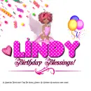 Lindy - Birthday - Balloons - Girl