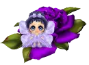 angel with rosa