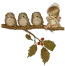 fairy with little birds
