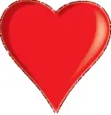 red heart