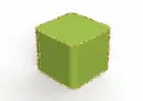 green cube