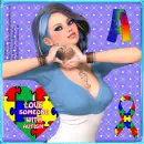 Anna -Light it up blue fb profile pic