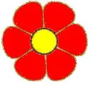 red flower