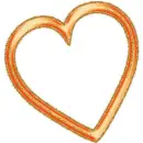 orange heart