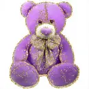 purple teddy bear
