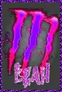 Monster Energy pinkpurple-Leah