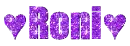 Purple Glitter-Roni