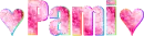 Pink Glitter- Pami