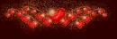 glitter hearts