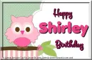 Shirley - Birthday - Owl