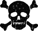 black skull