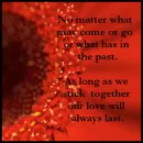 Our love will last