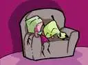 gir and zim asleep