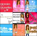brunette collage