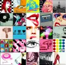 glamour girl collage