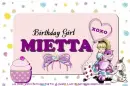Mietta - Birthday Girl - Cupcake