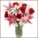 rosas and lilies