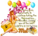 Happy Birthday ~ Mel
