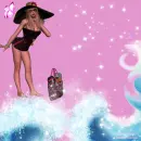 Woman in water