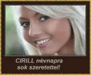 Cirill nameday