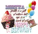 Happy Birthday ~ Mietta