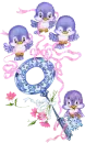 purple birds