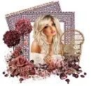 Blonde woman with fllowers - Jane