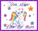You shine like the stars